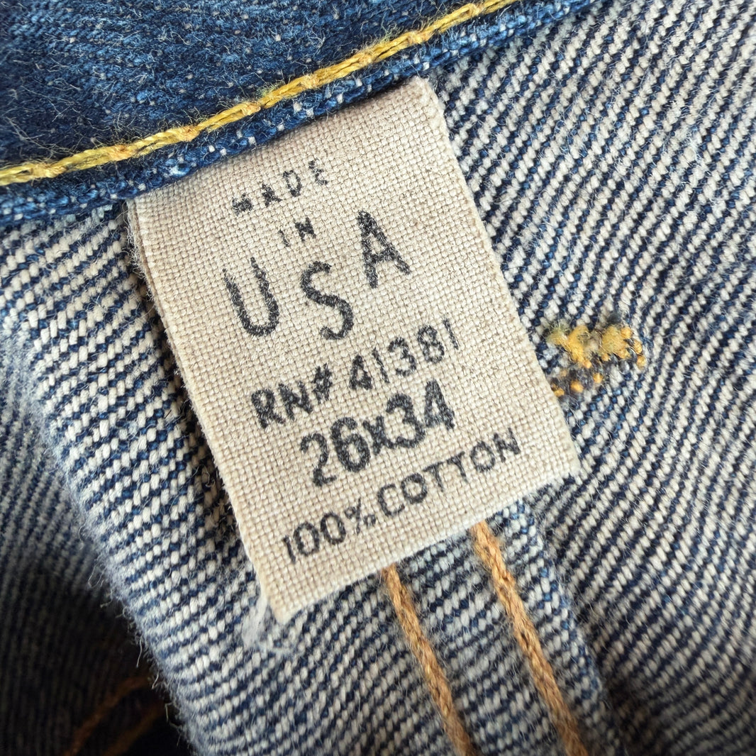 RRL Bootcut Whiskered Selvedge Jeans