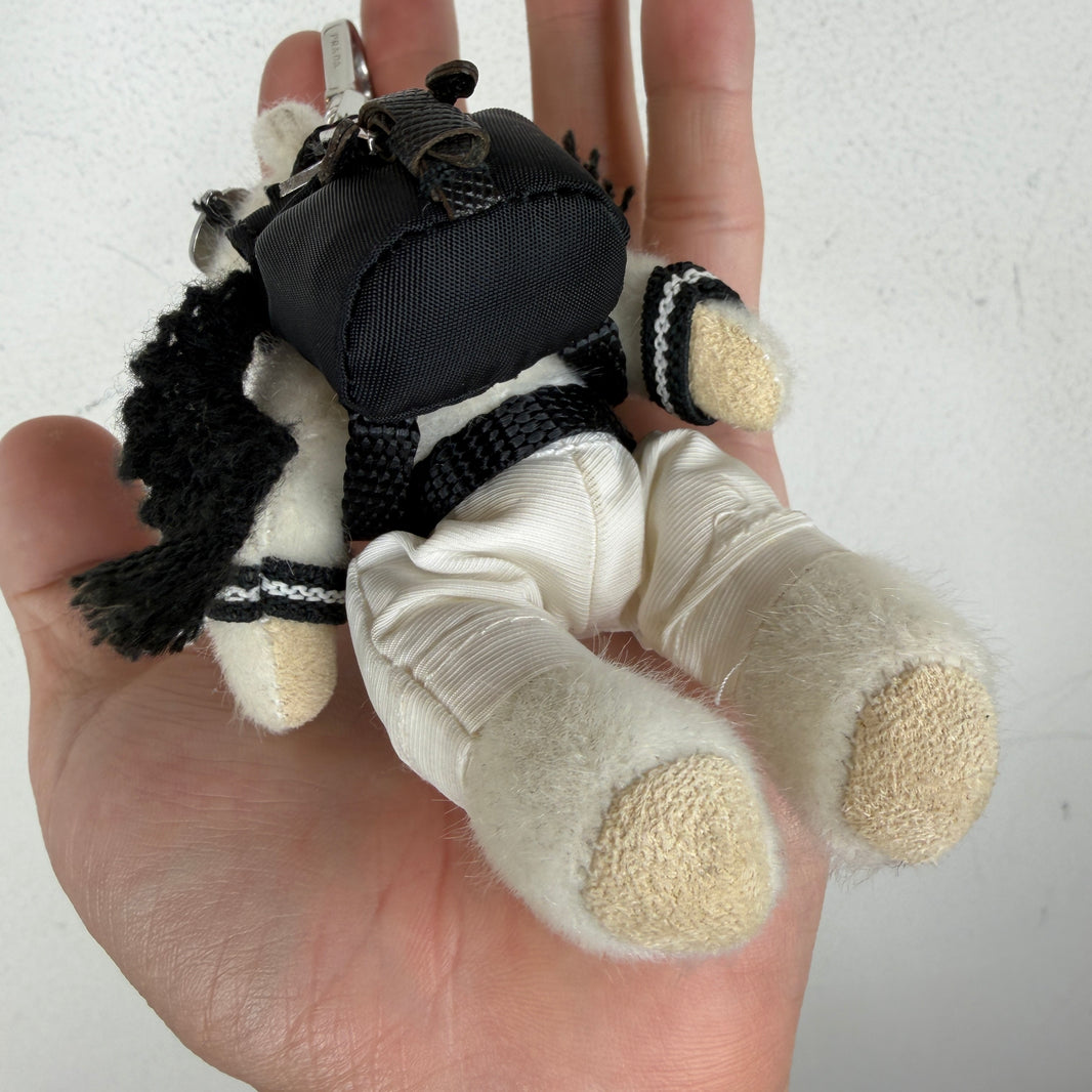 Prada Skier Bear Keychain