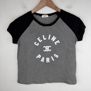 Celine Striped Raglan T-Shirt