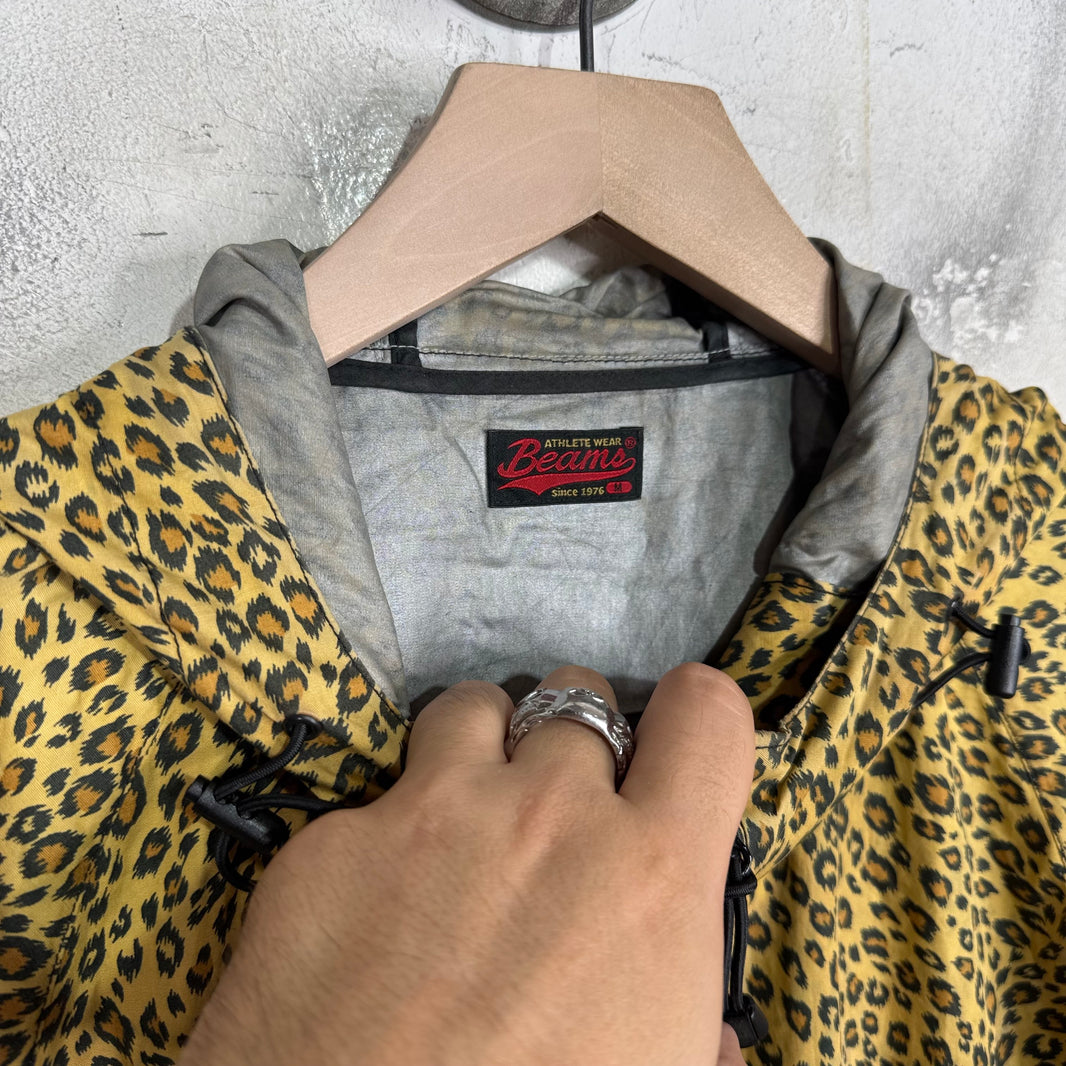 Beams Leopard Shell Jacket