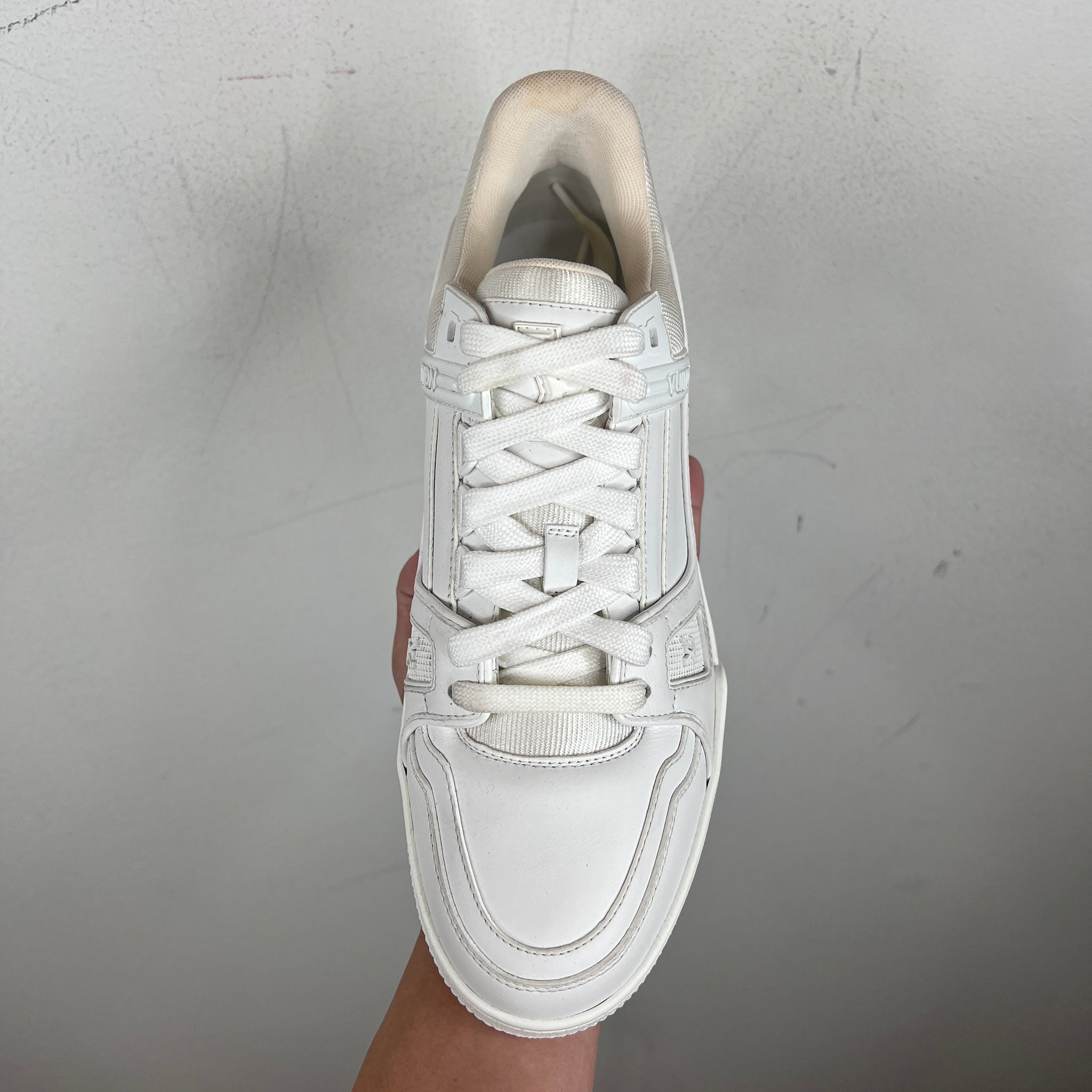 Louis Vuitton White Trainer Lows