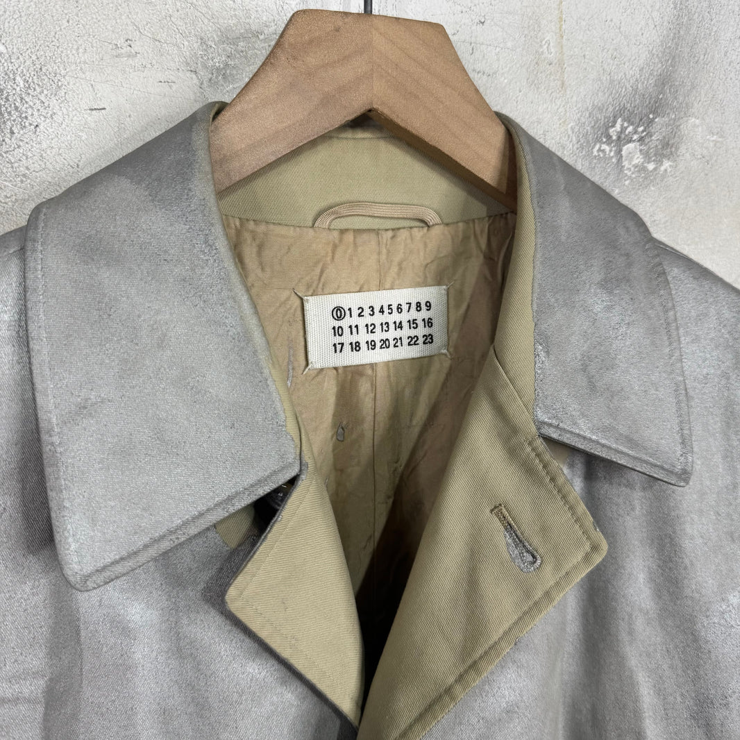 Margiela Archive Silver Painted Coat