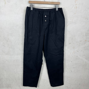Jil Sander Elastic Waisted Loose Navy Pants