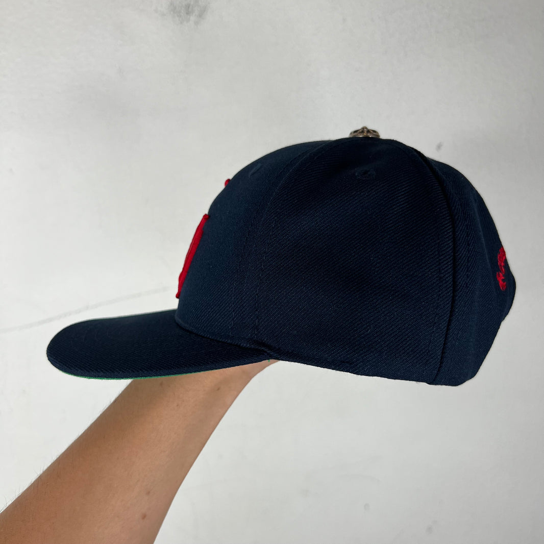 Chrome Hearts Blue/Red CH Snapback Hat