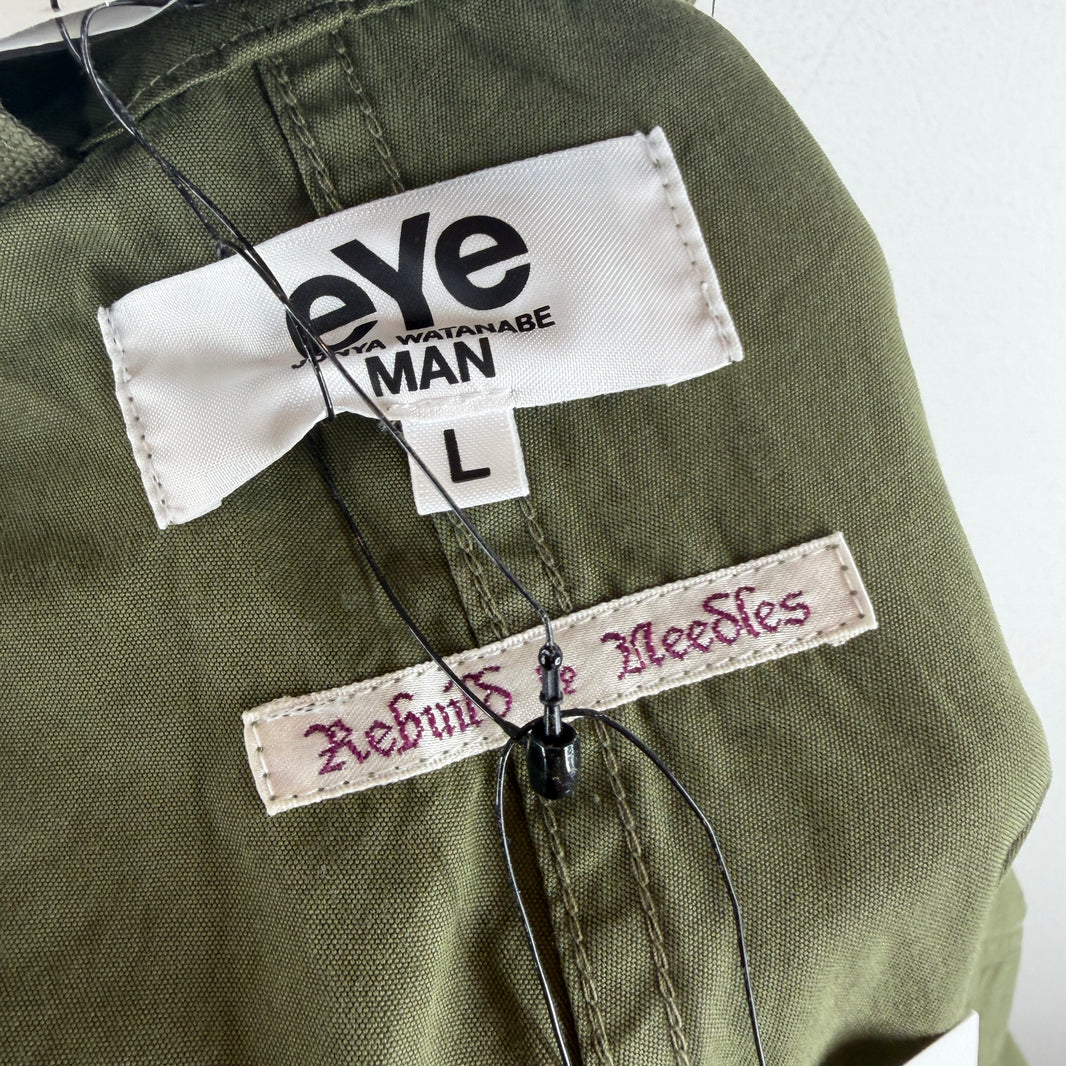Junya Watanabe CDG Needles Olive Drop Crotch Pants