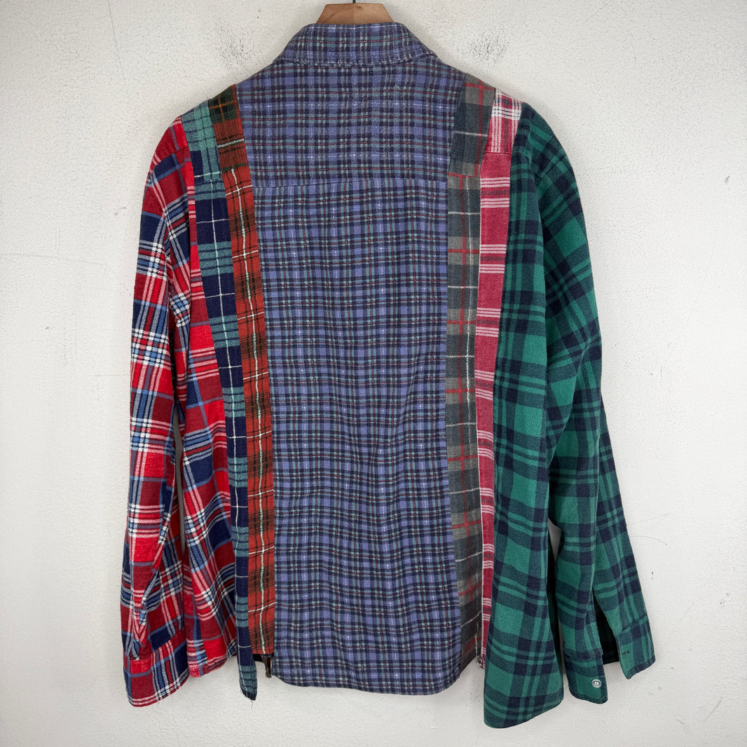 Needles 7 Cut Purple Rebuild Button Up Flannel