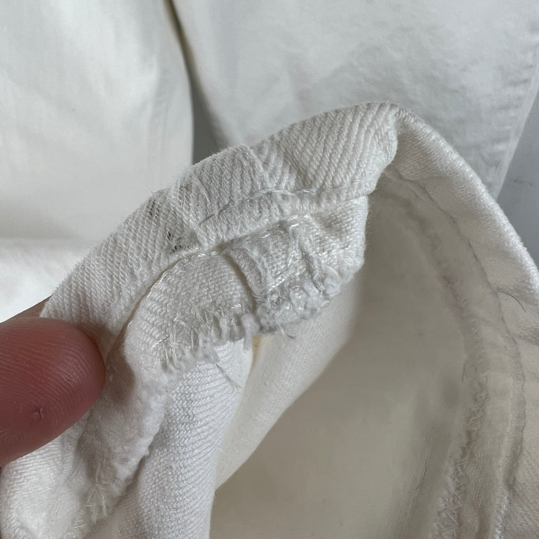 Brunello Cucinelli Tailored White Tapered Denim Jeans