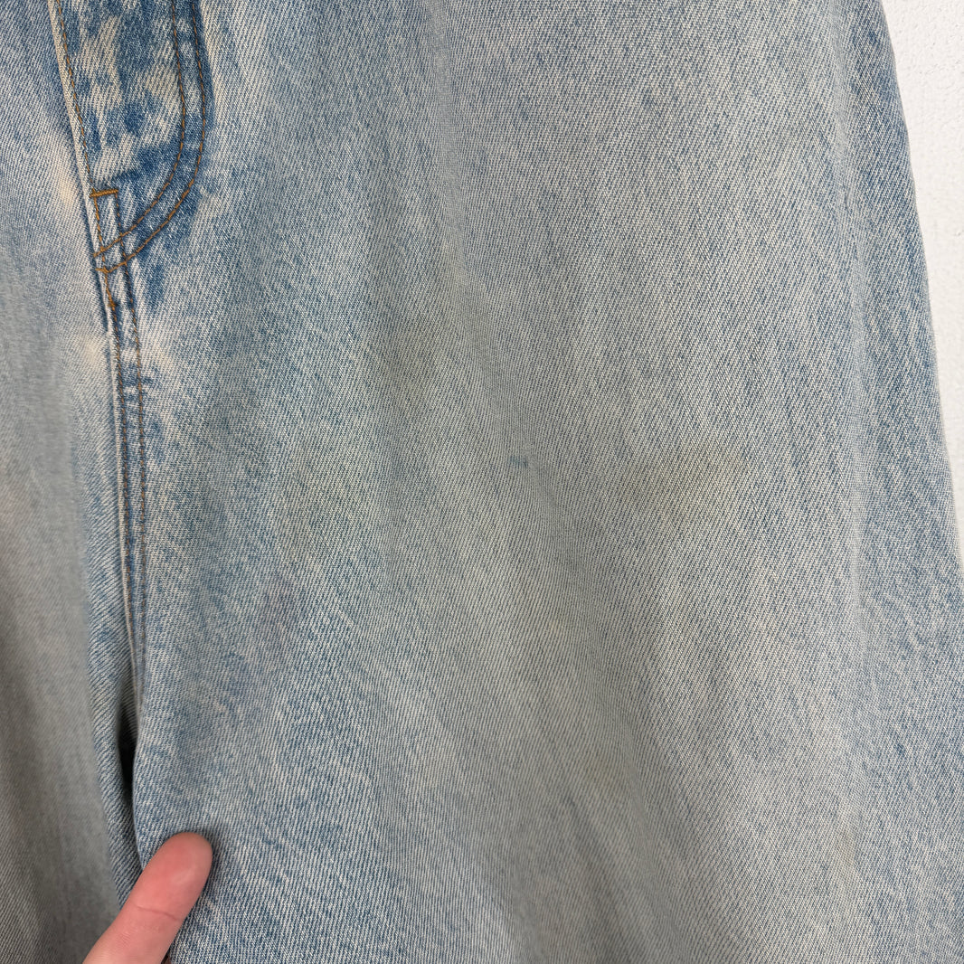 Balenciaga Garde Robe Blue Baggy Jeans