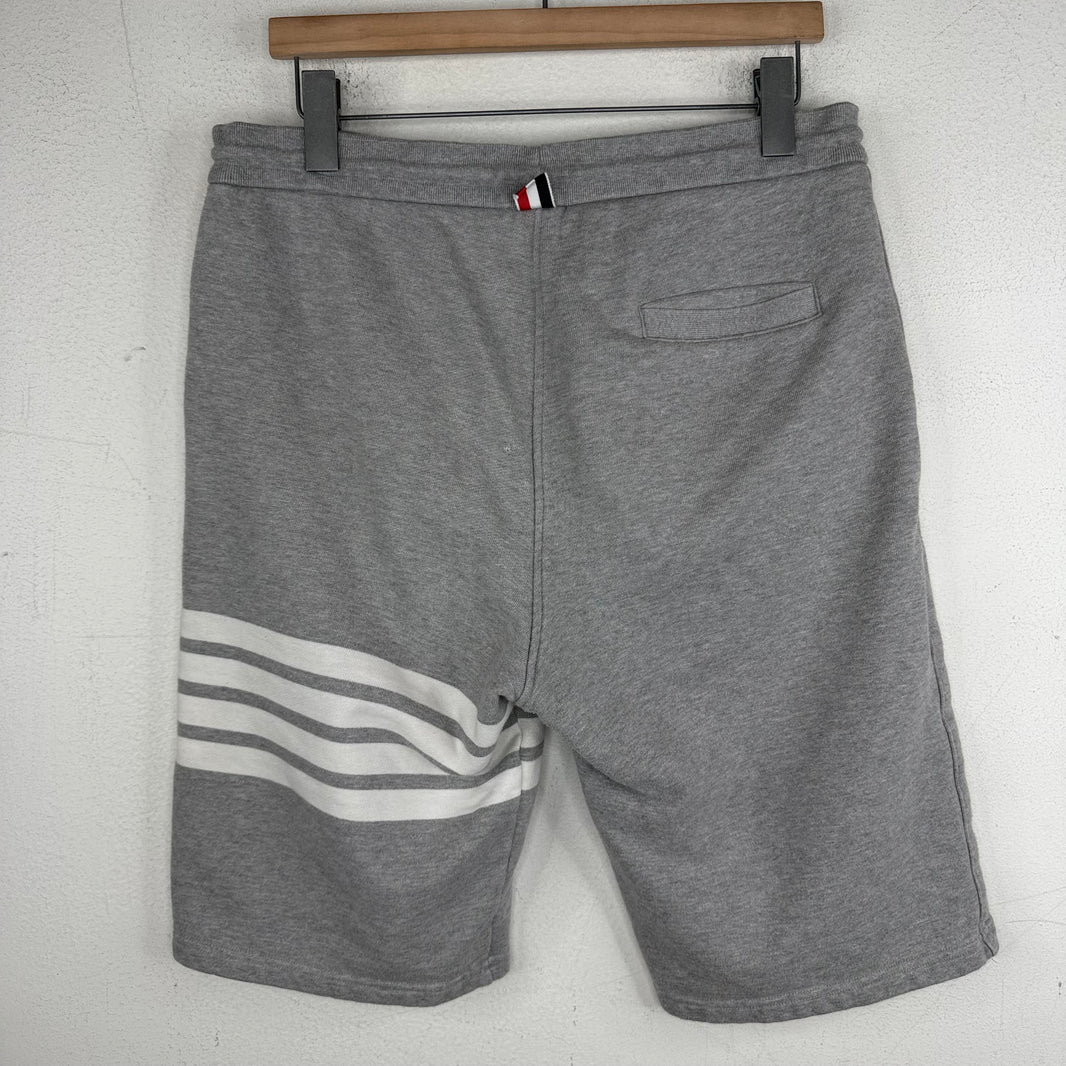 Thom Browne Gray Stripe Shorts