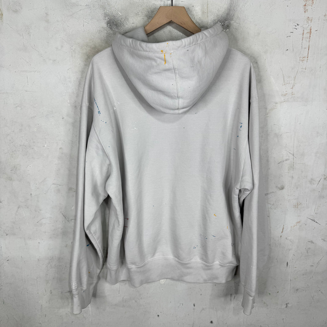 Supreme x MM6 White Zip Hoodie