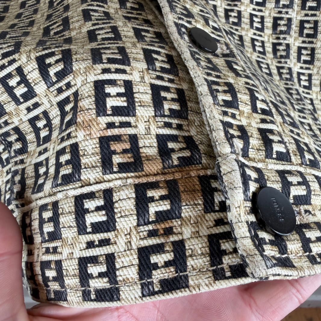 Fendi Monogram Trucker Jacket