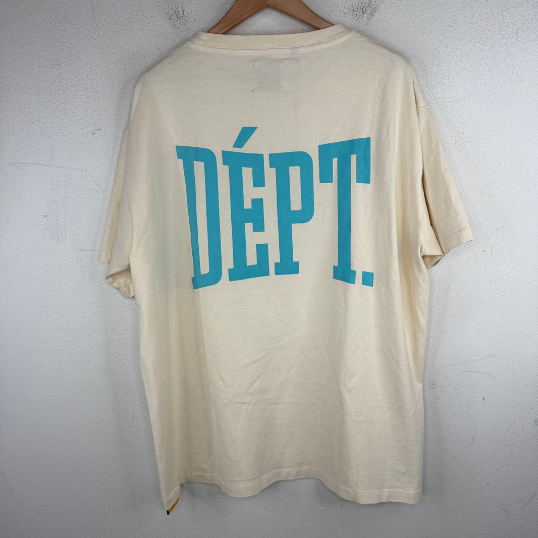 Gallery Dept Cream Logo T-Shirt