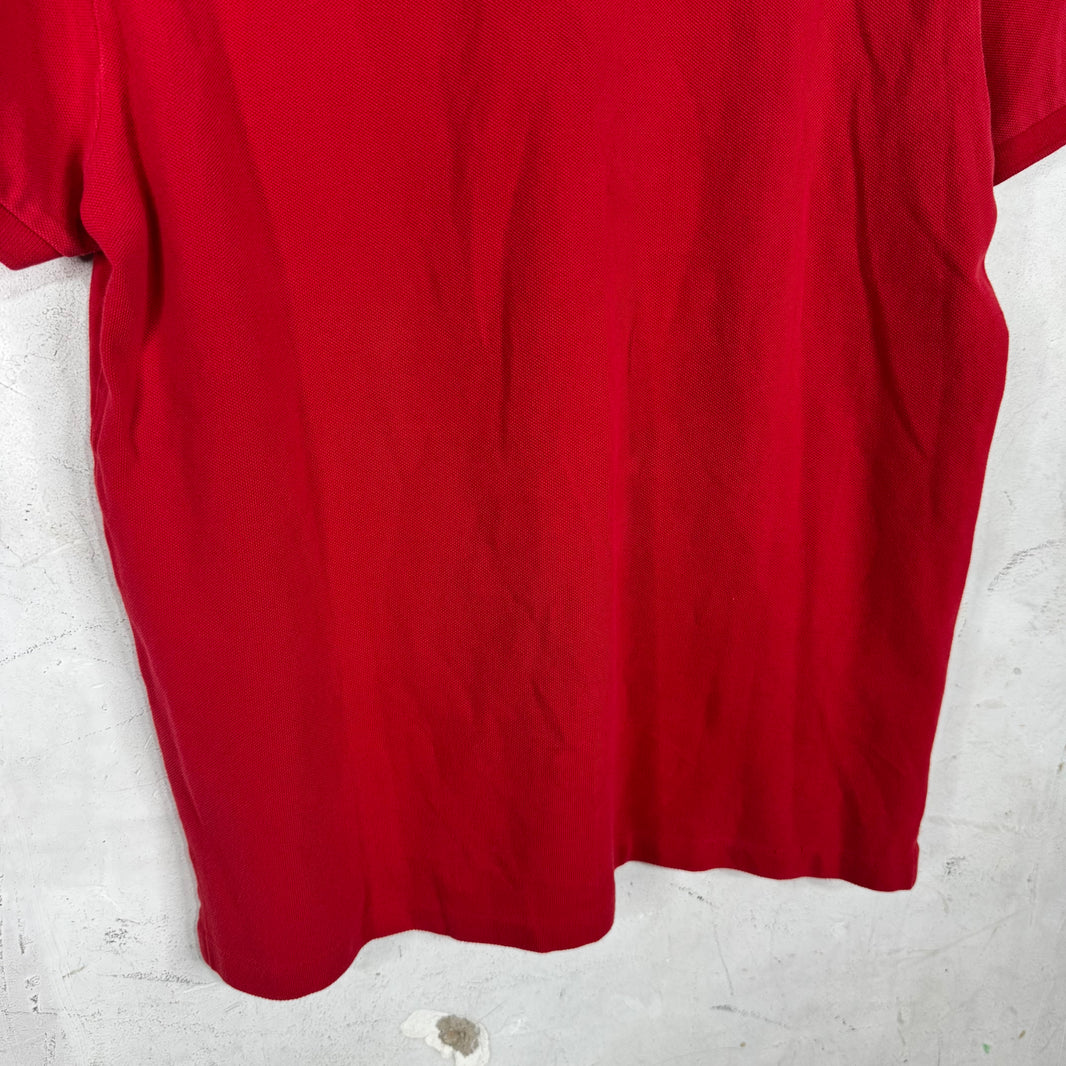 Ralph Lauren Red USA Flag Big Horse Polo