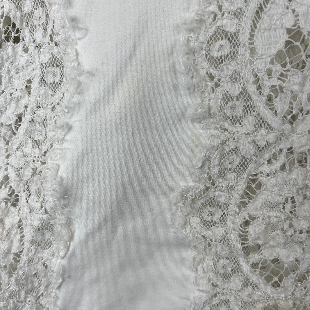 Dolce & Gabanna Floral Lace Hybrid T-Shirt