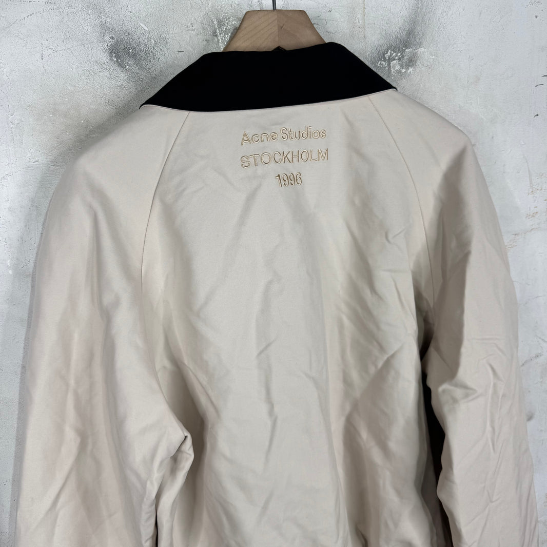 Acne Studios Stockholm Logo Canvas Work Jacke
