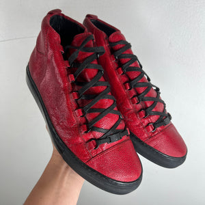 Balenciaga Red Stingray Arena Sneakers