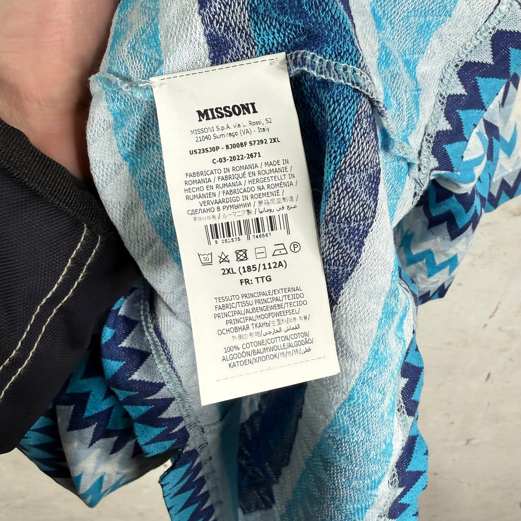 Missoni Zig-Zag Blue Shirt
