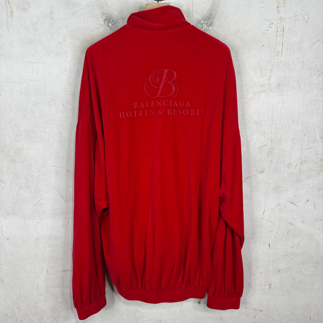 Balenciaga Hotel And Resorts Velvet Jacket