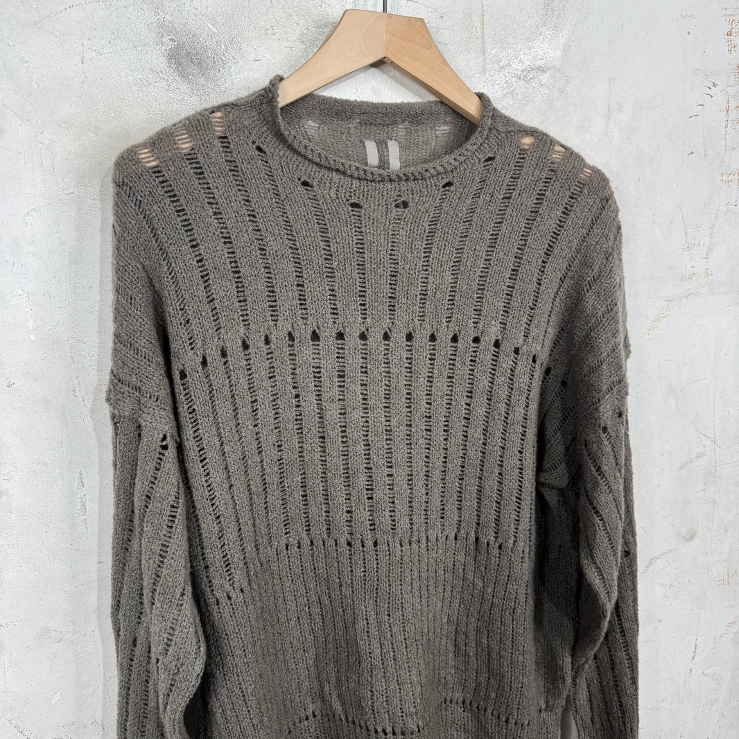 Rick Owens Hollywood Perforated Dust Sweater