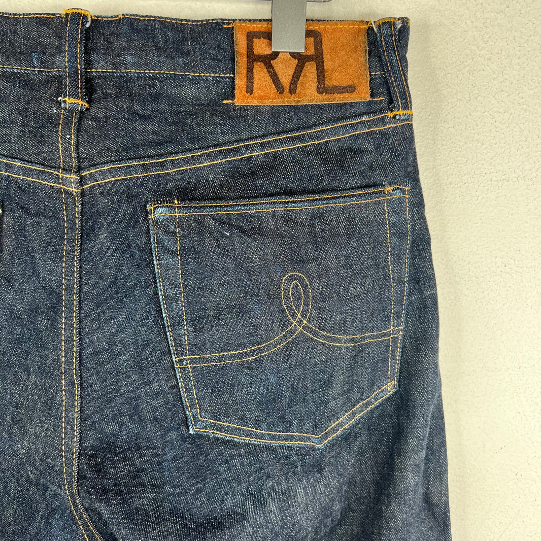 RRL Straight Leg Indigo Selvedge Jeans