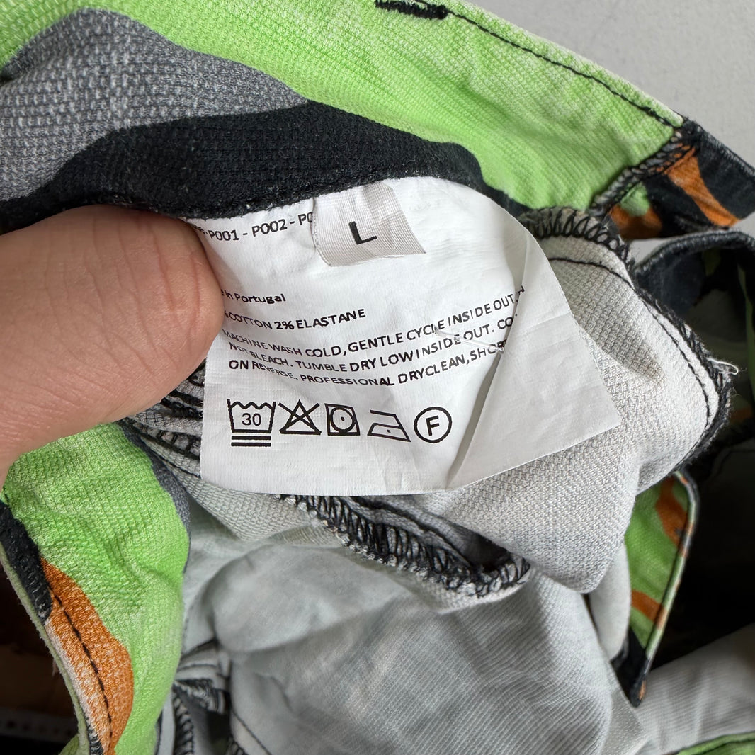 ERL Neon Tiger Camo Cargo Pants