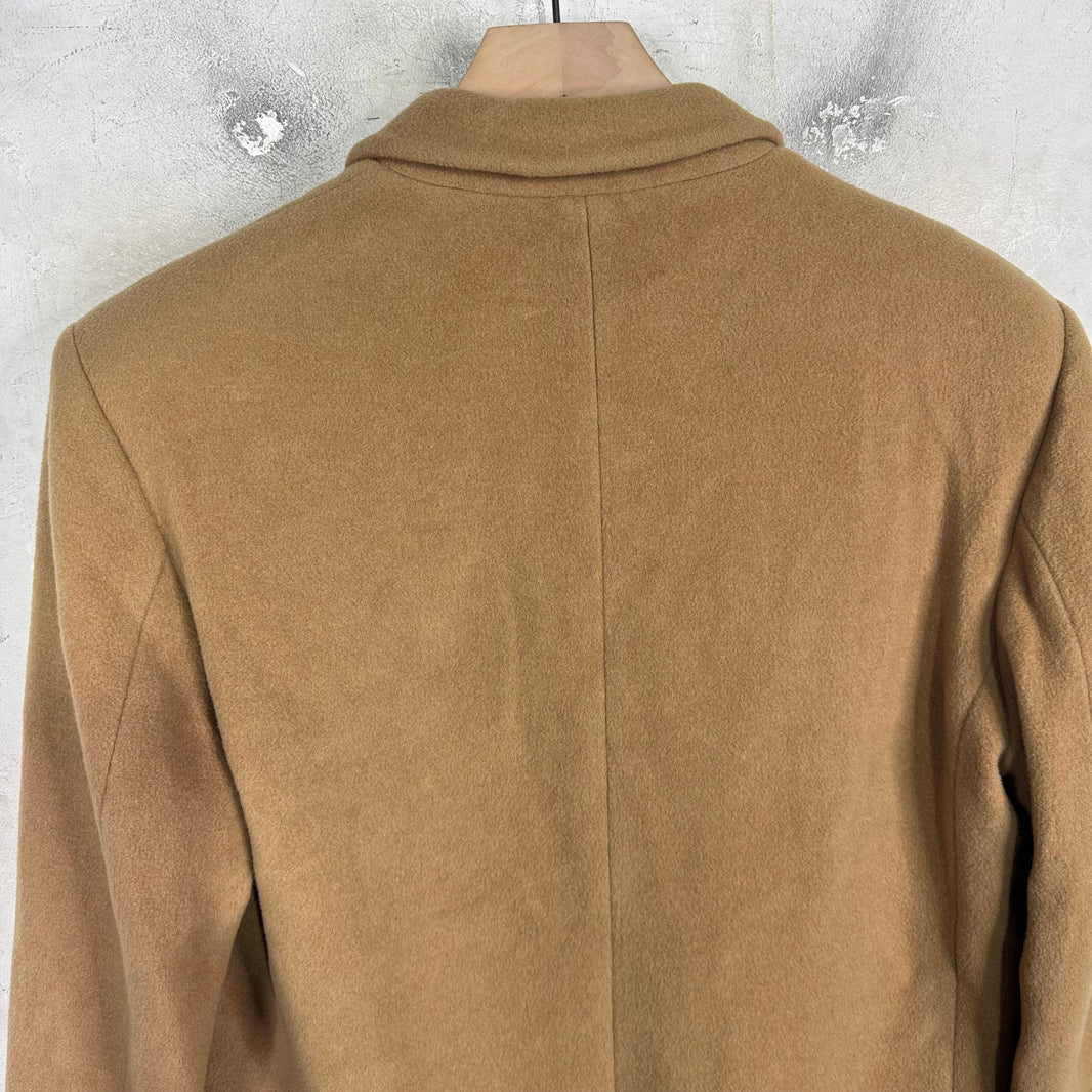 Helmut Lang Vienna Coin Button Camel Peacoat