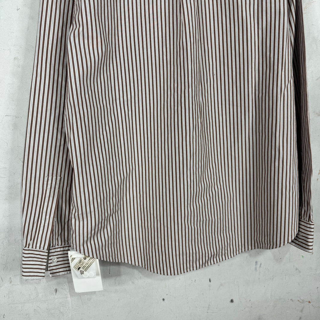 Bottega Veneta Striped Canvas Shirt