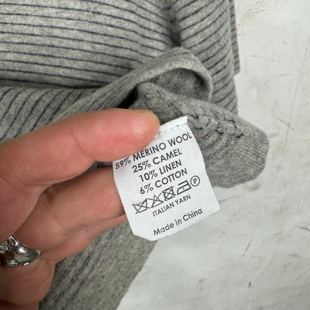 Dries Van Noten Grey Polo Shirt