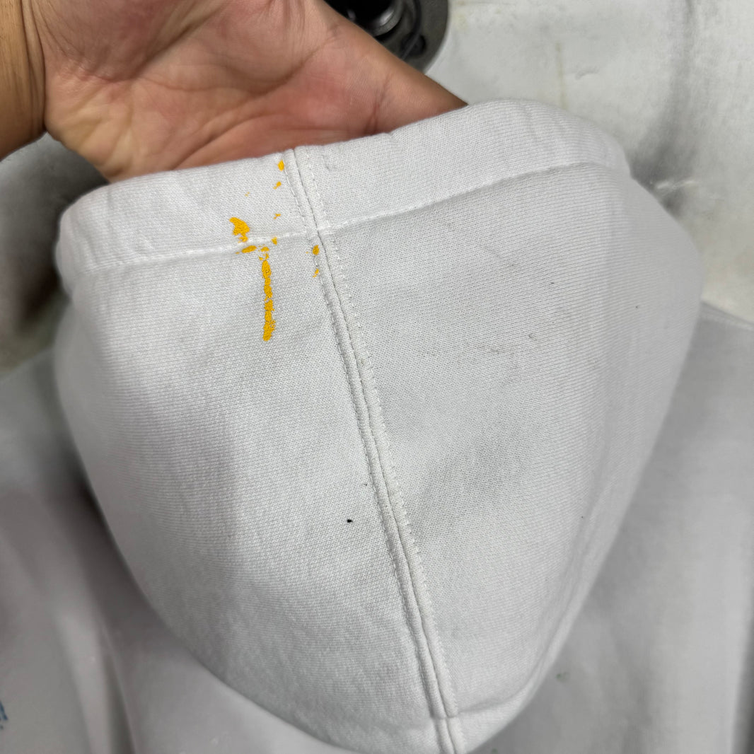 Supreme x MM6 White Zip Hoodie