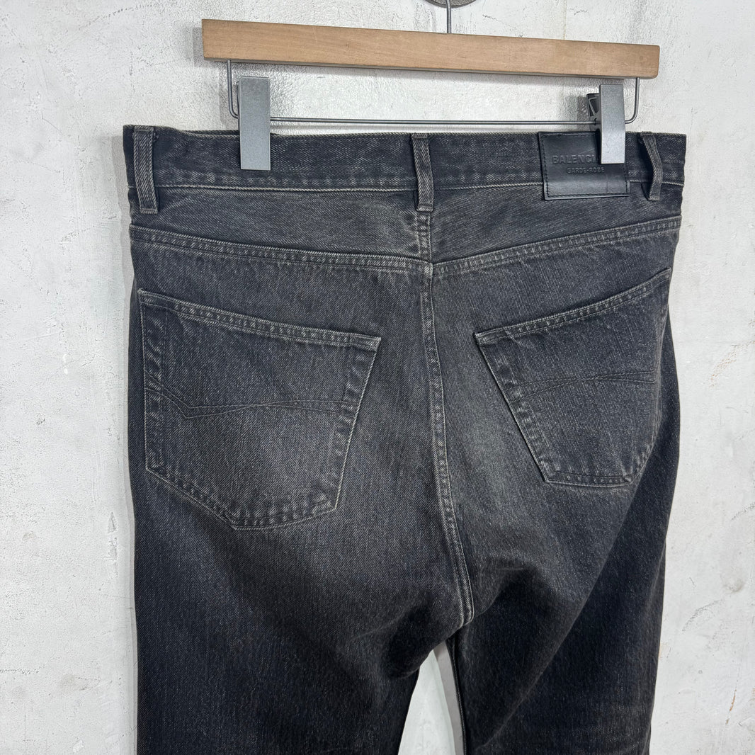 Balenciaga Black Garderobe Jeans
