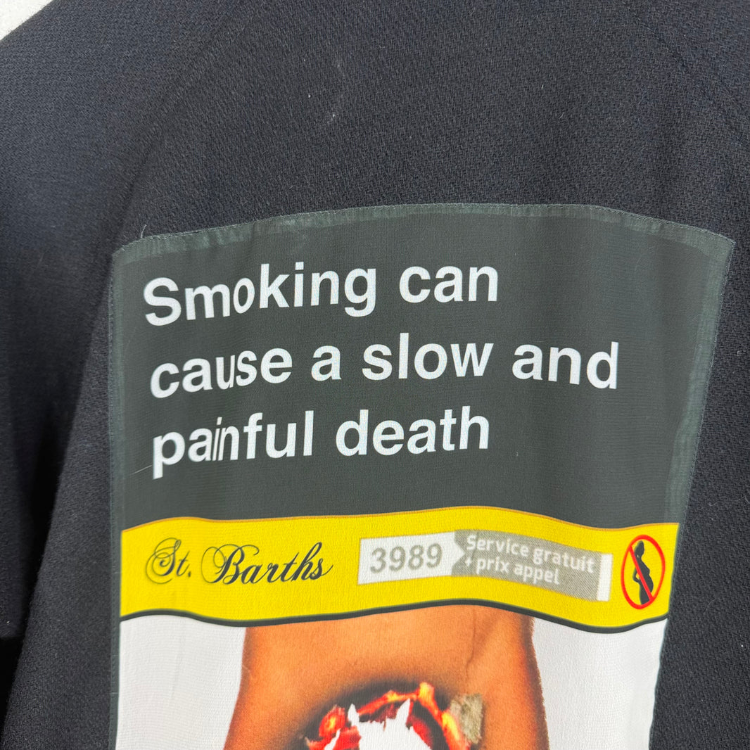 Alexander Digenova Cigarette Warning Varsity Jacket