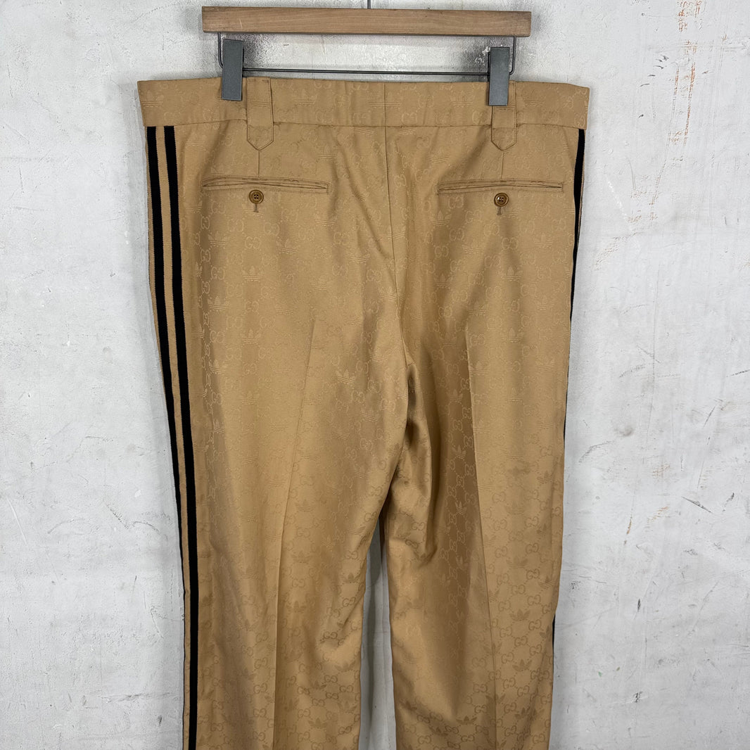 Gucci x Adidas Monogram Loose Trousers