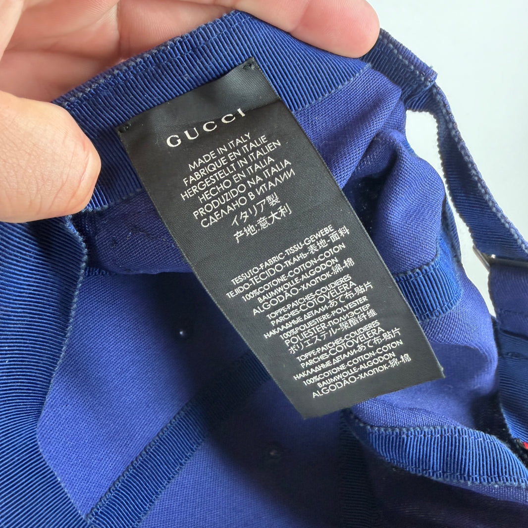 Gucci NY Yankees Navy Butterfly Hat