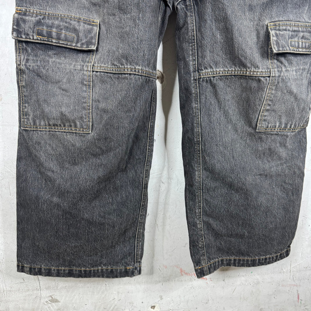 Balenciaga Black Convertible Cargo Jeans