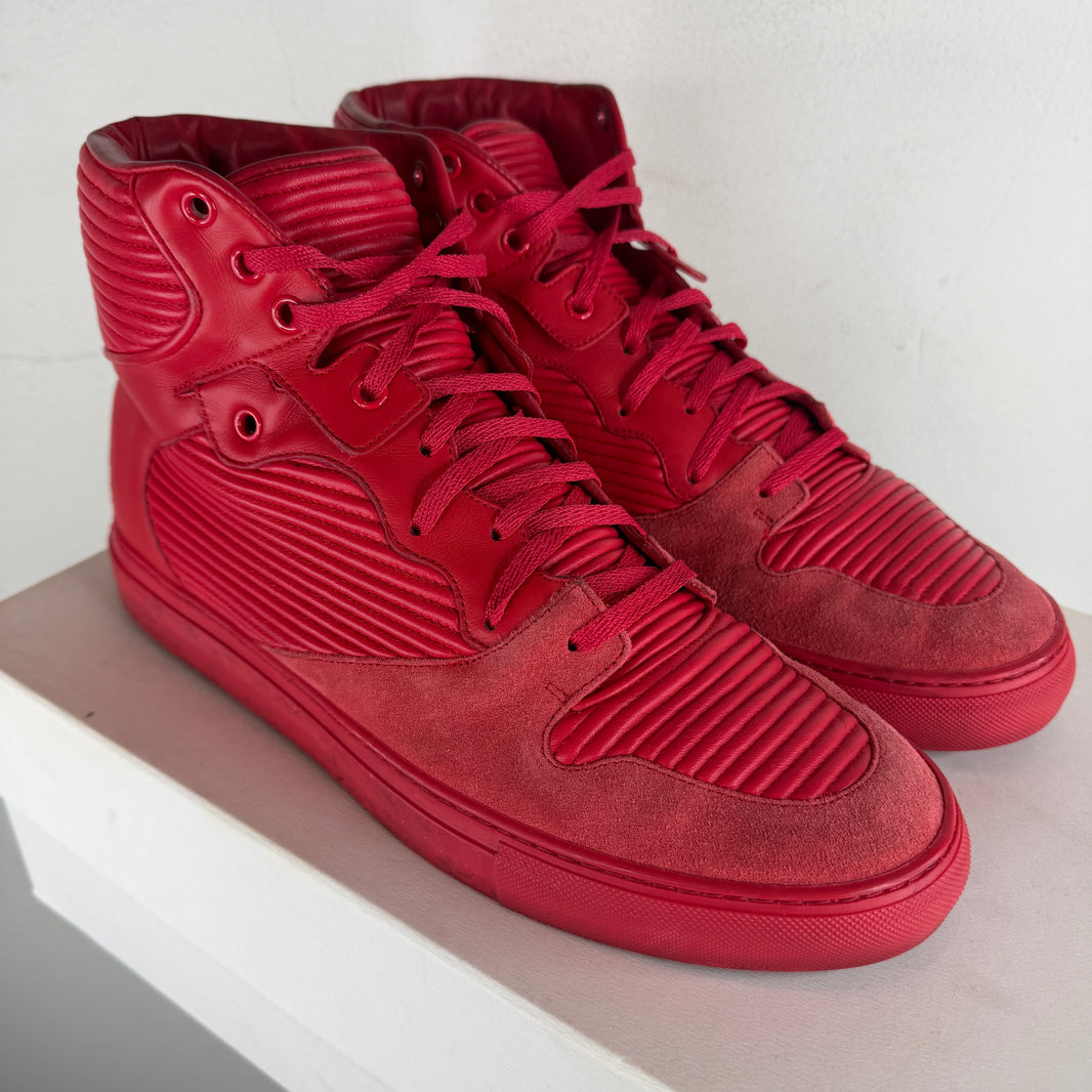 Balenciaga Cotes Pleated Sneakers