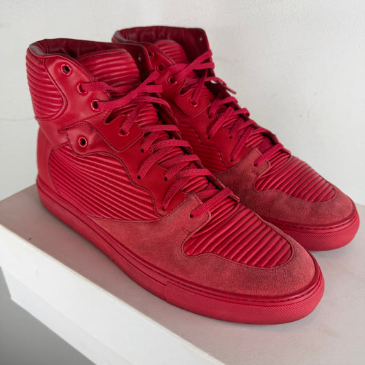 Balenciaga Cotes Pleated Sneakers