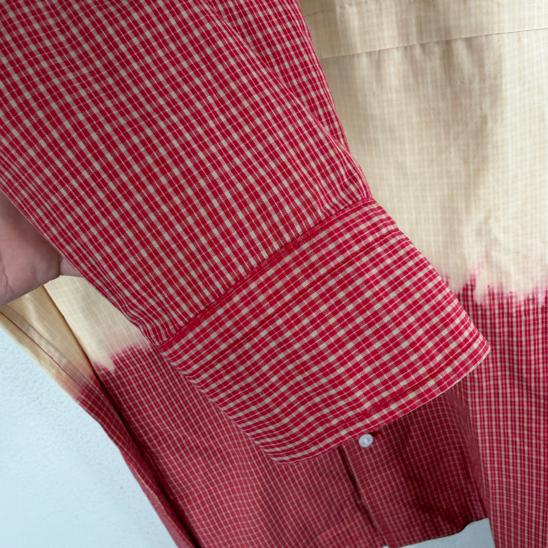 Issey Miyake Bleached Plaid Shirt