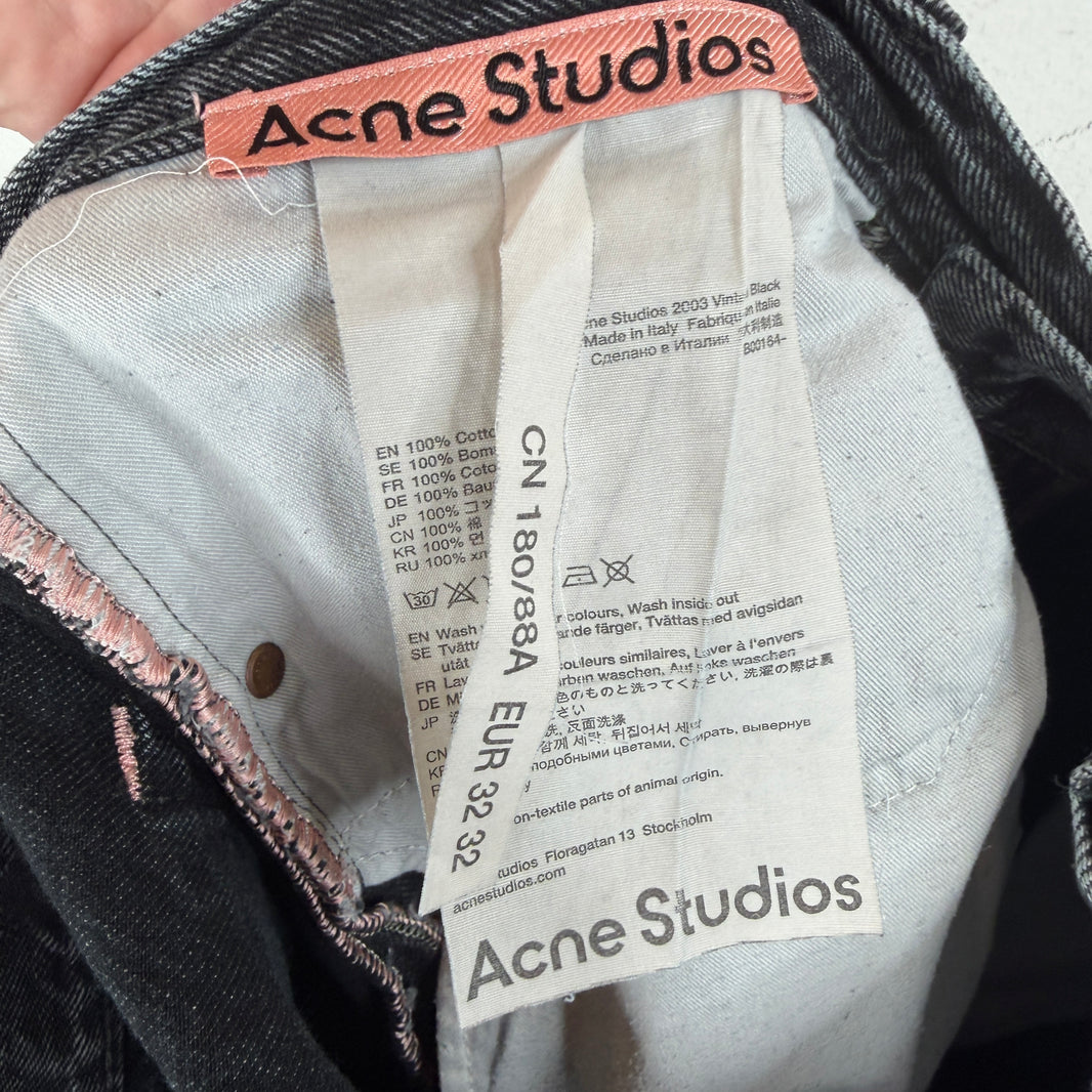 Acne Studios 2003 Vintage Black Jeans
