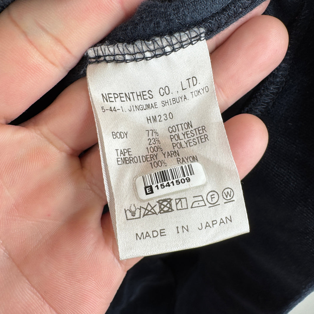 Needles Velour Navy/Red Track Jacket