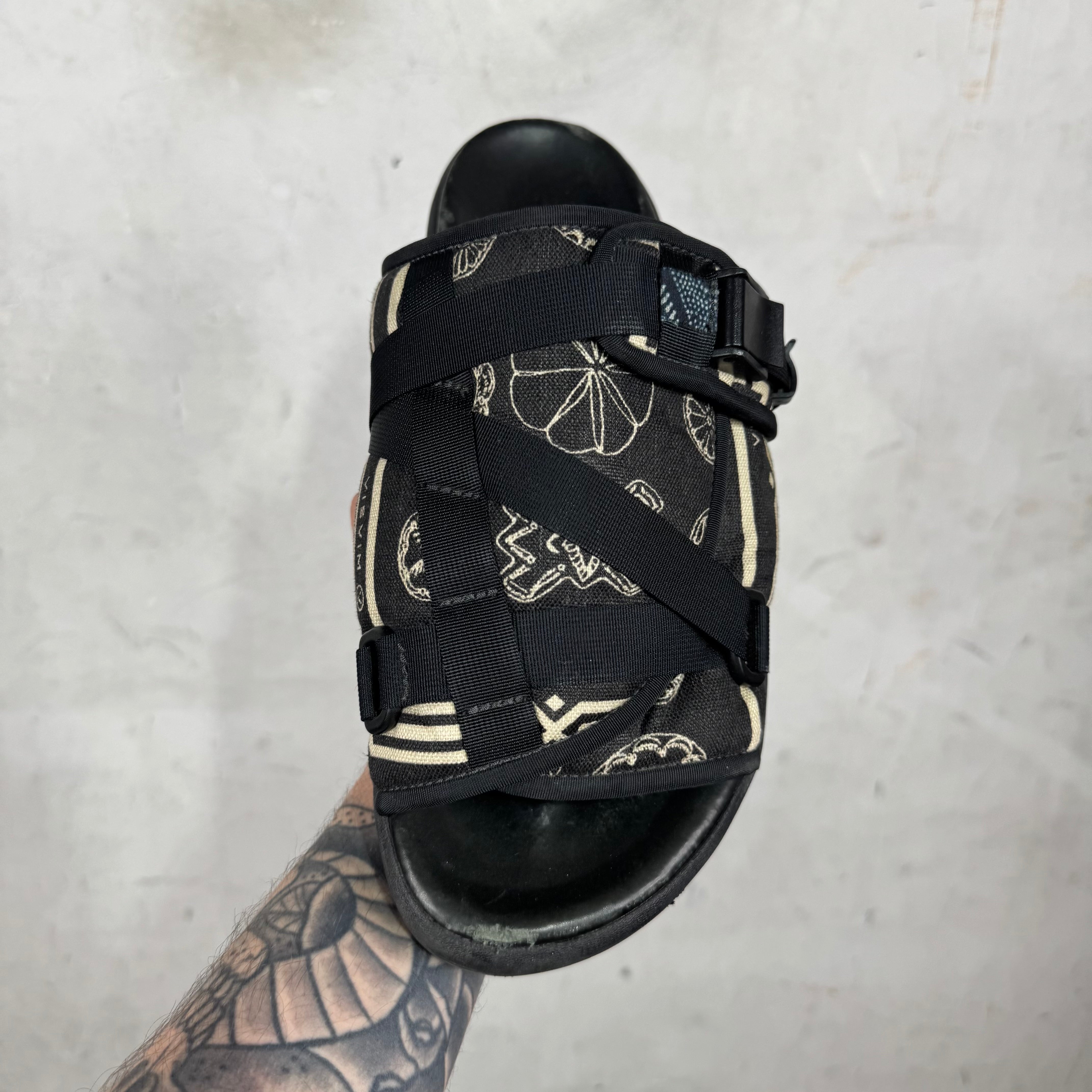 Visvim Black Patterned Christos – www.Lukes.store