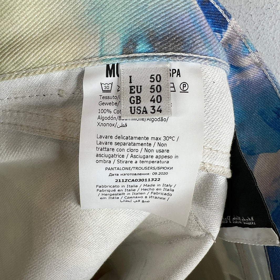 Palace Moschino Blue All Over Print Denim Jeans