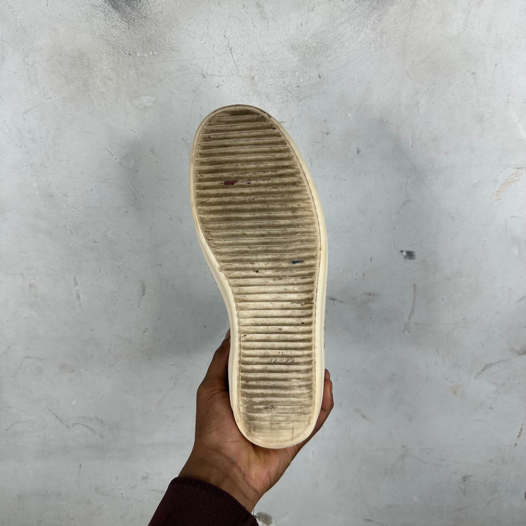 Rick Owens Leather High Vans