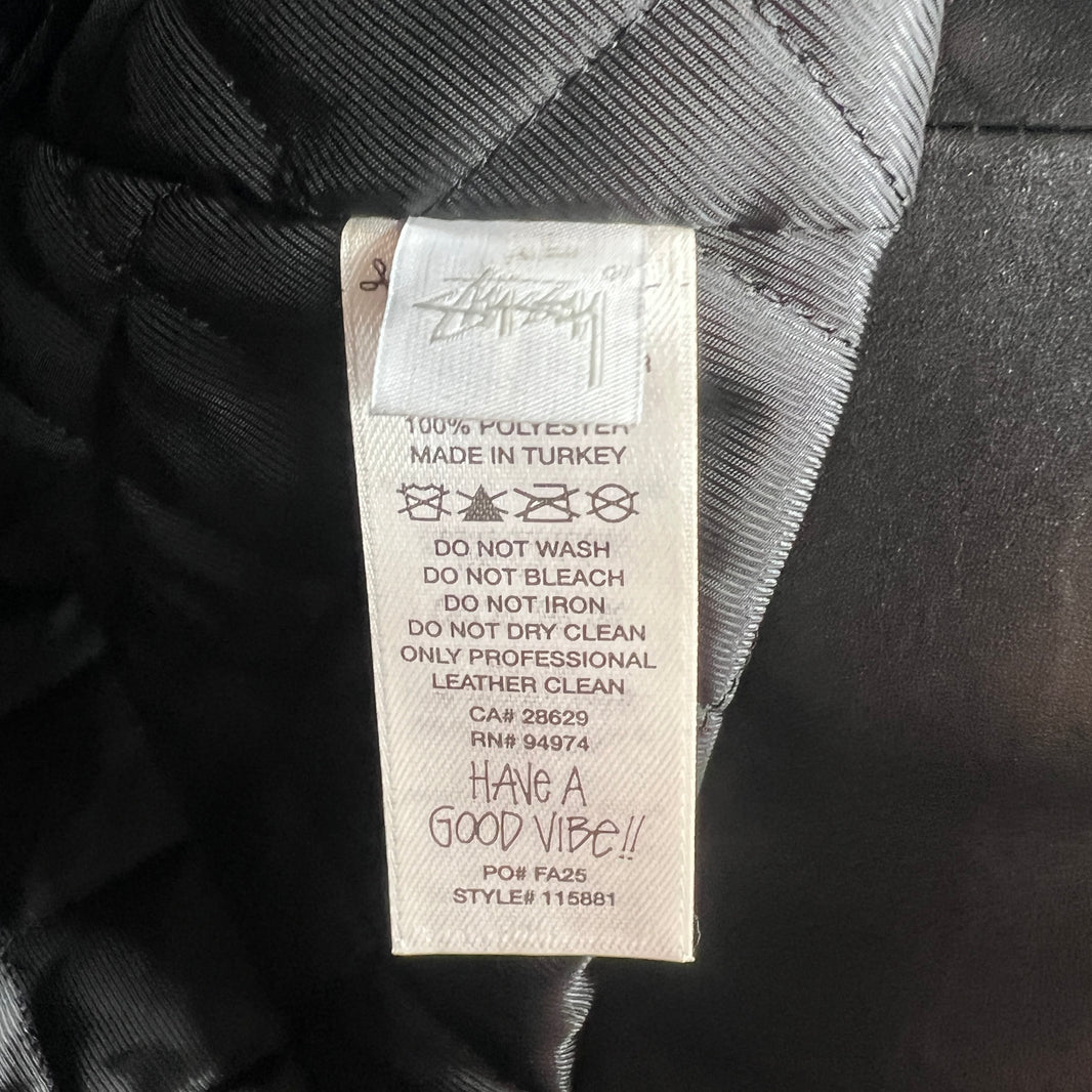 Stussy S Wing Leather Jacket
