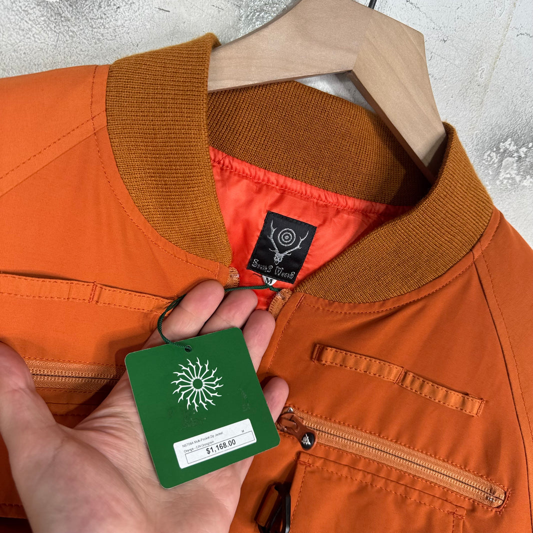 South2West8 BNWT Orange Cargo Jacket
