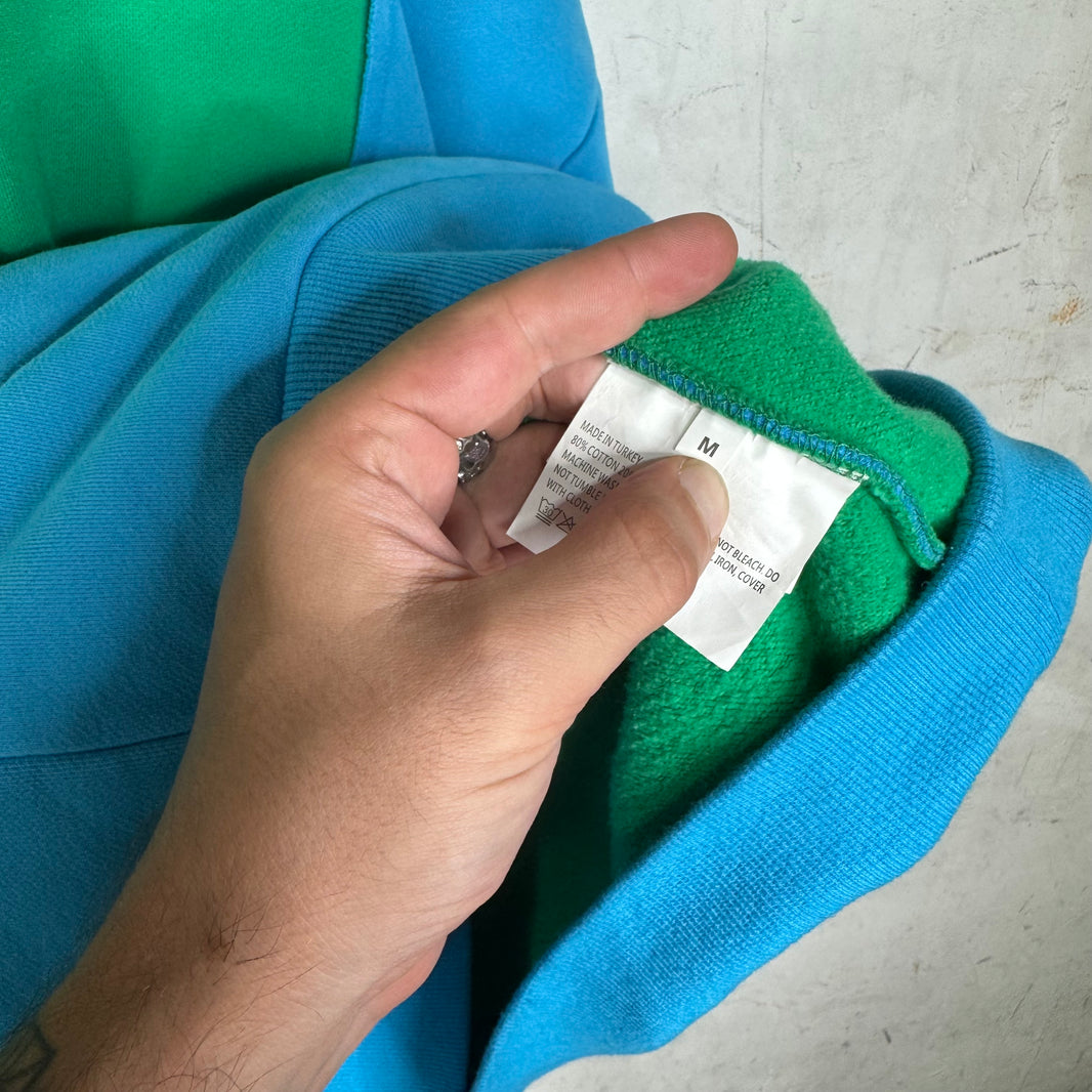 ERL Blue Green Swirl Hoodie