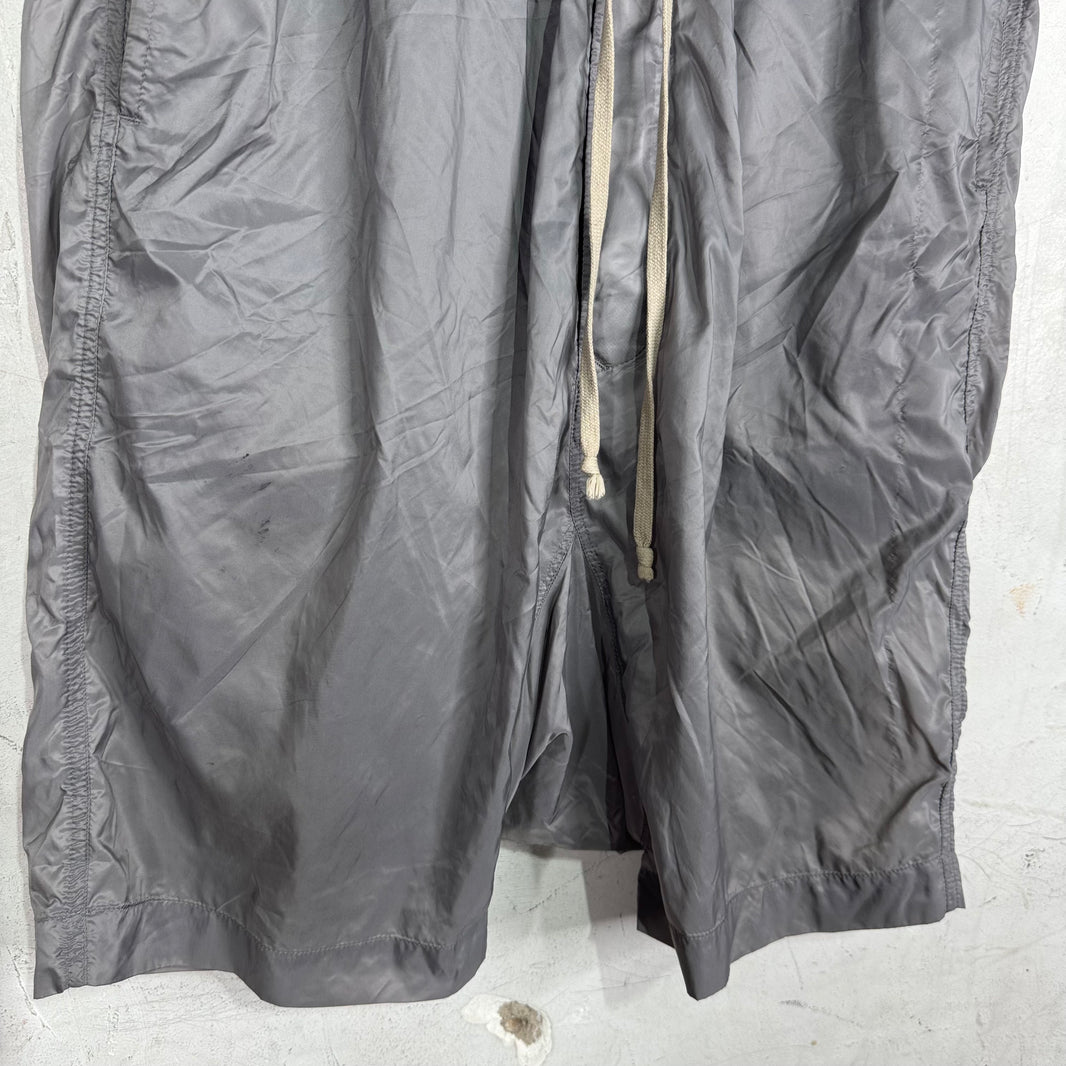 DRKSHDW Grey Nylon Dropcrotch Shorts