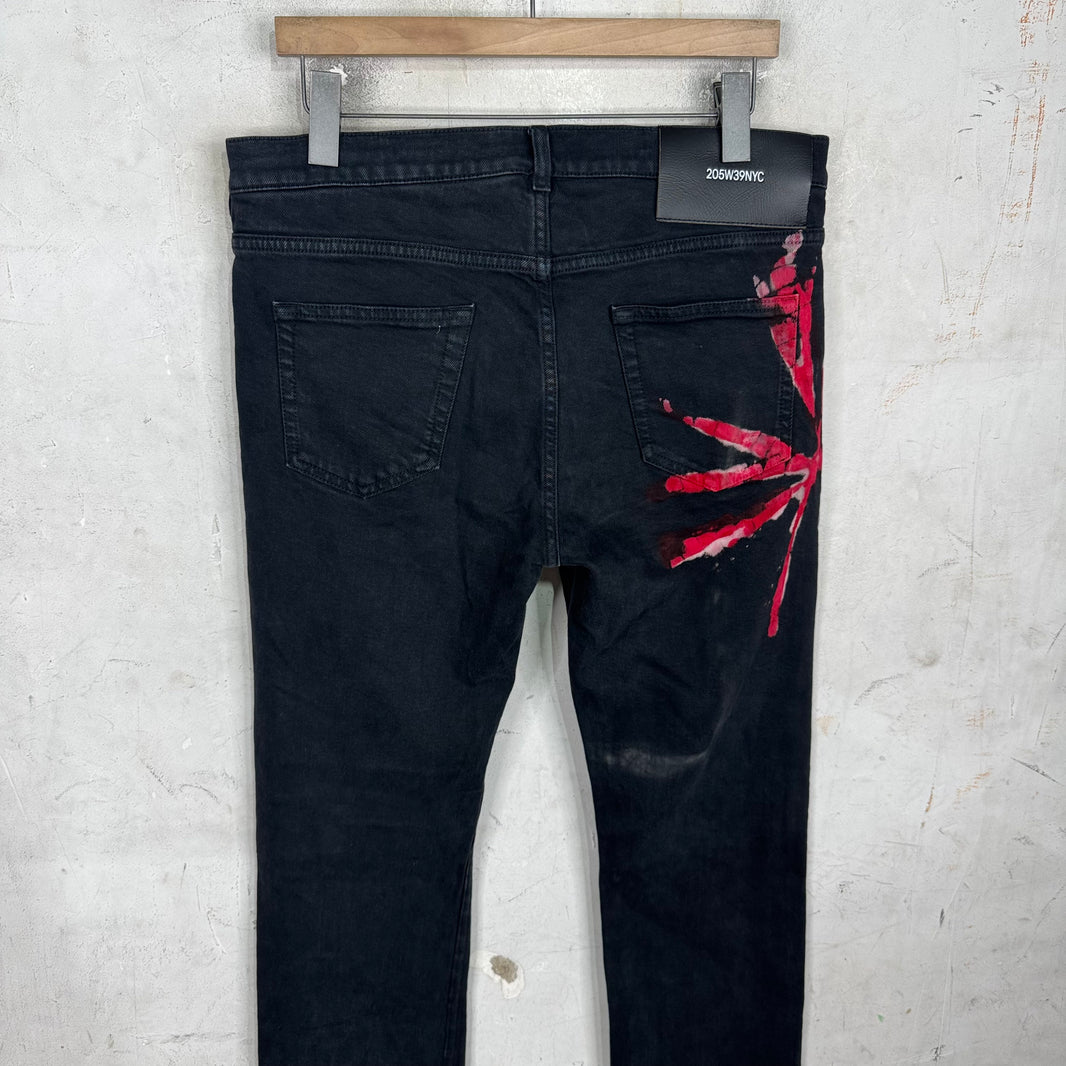 Calvin Klein 205W39NYC Black Tie Dye Jeans