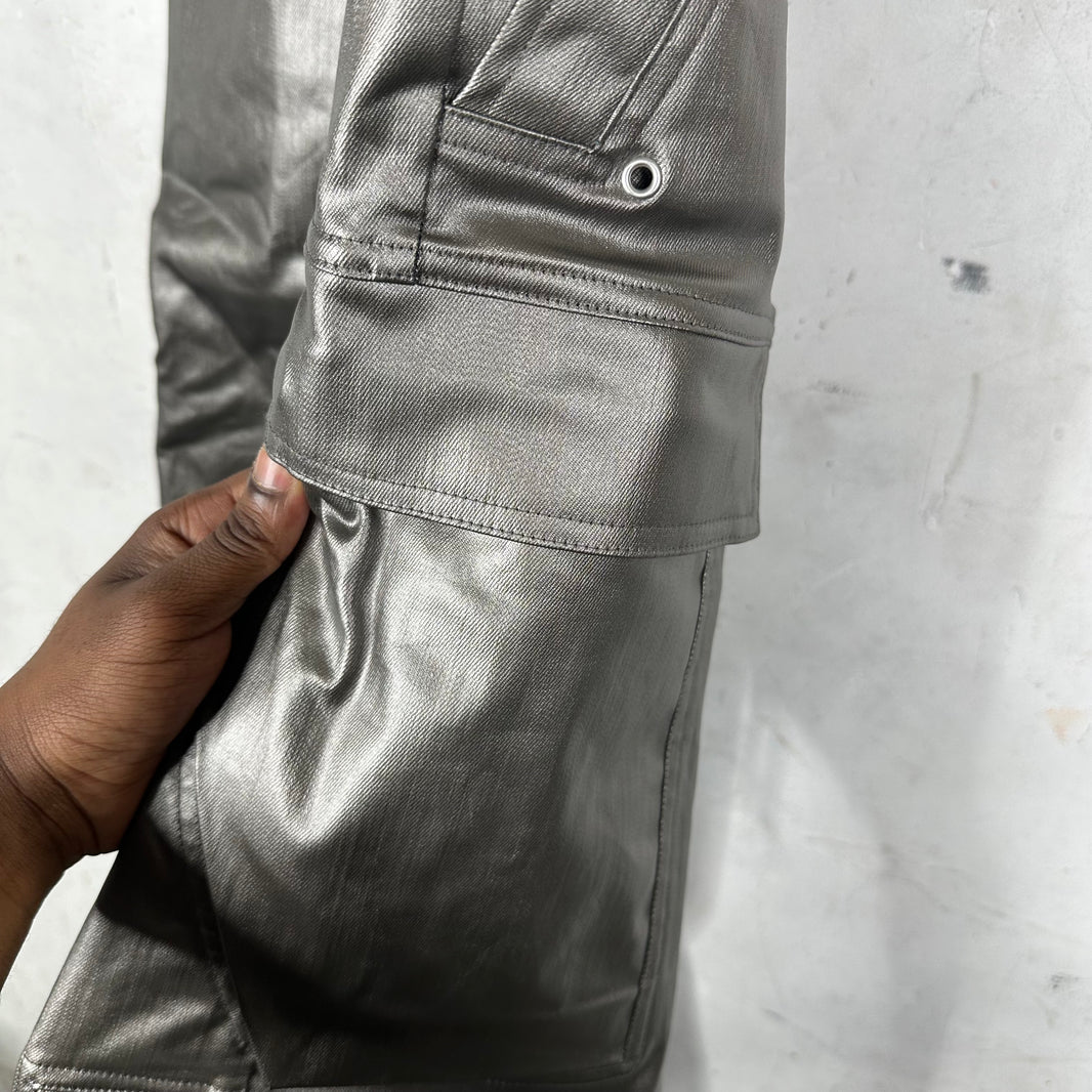 Rick Owens Gun Metal Bela Cargos