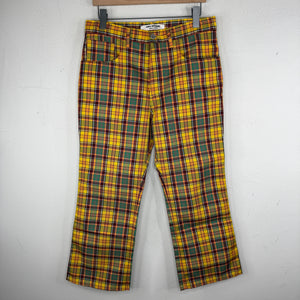 Junya Watanabe Yellow Plaid Trousers