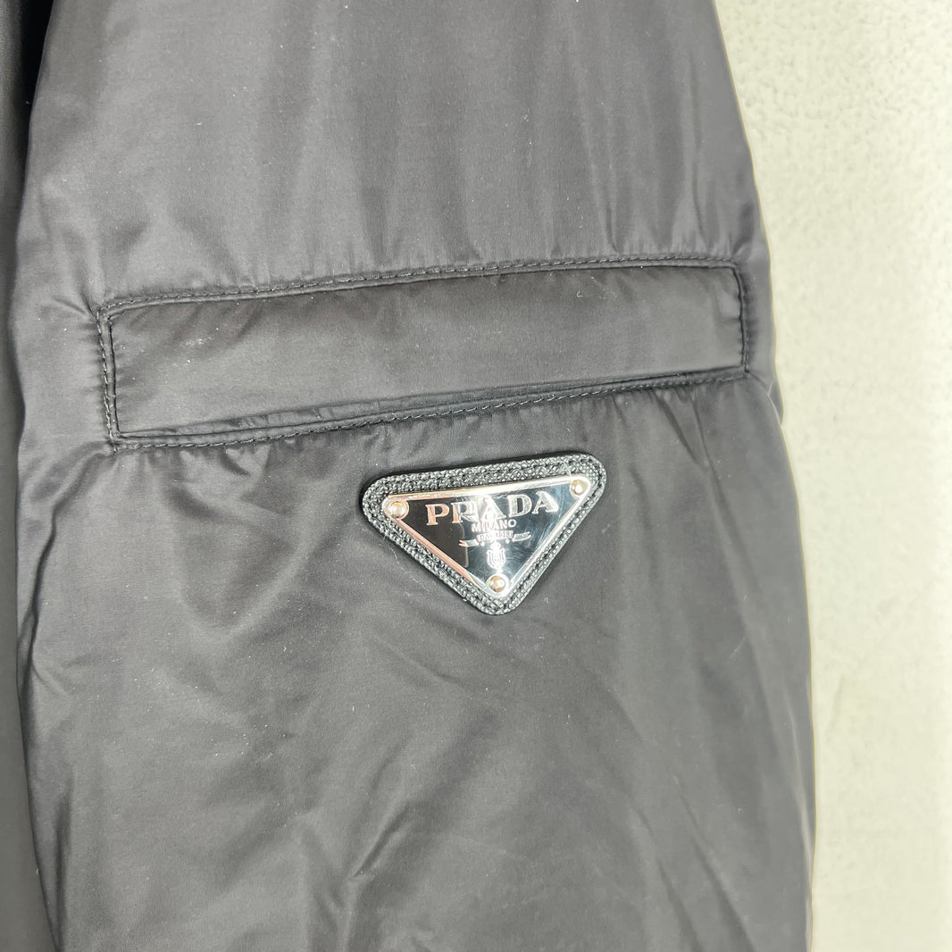 Prada Reversible Plaque Puffer Jacket